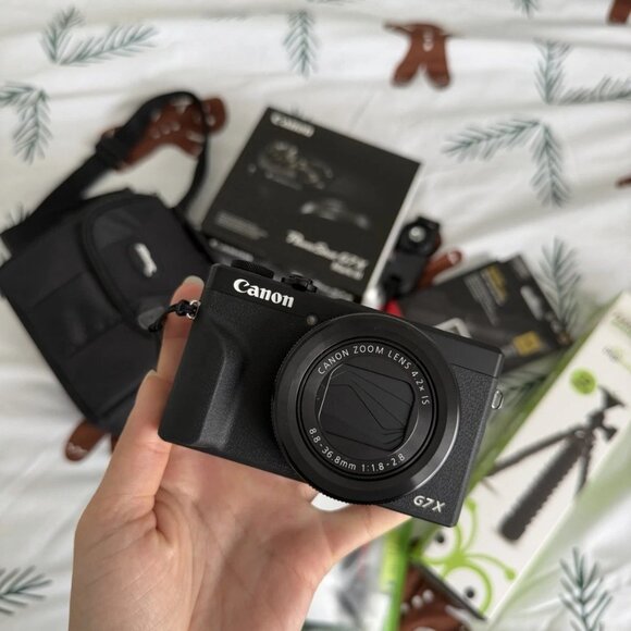 Canon PowerShot G7 x Mark III Black Camera US Model 3638C001 - Picture 7 of 7